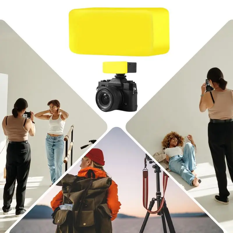 Picture 6: Camera Flash Diffuser Square Portable Speedlight Diffuser Small Soft Box Macro Flashlight Camera Accessories For Indoor &