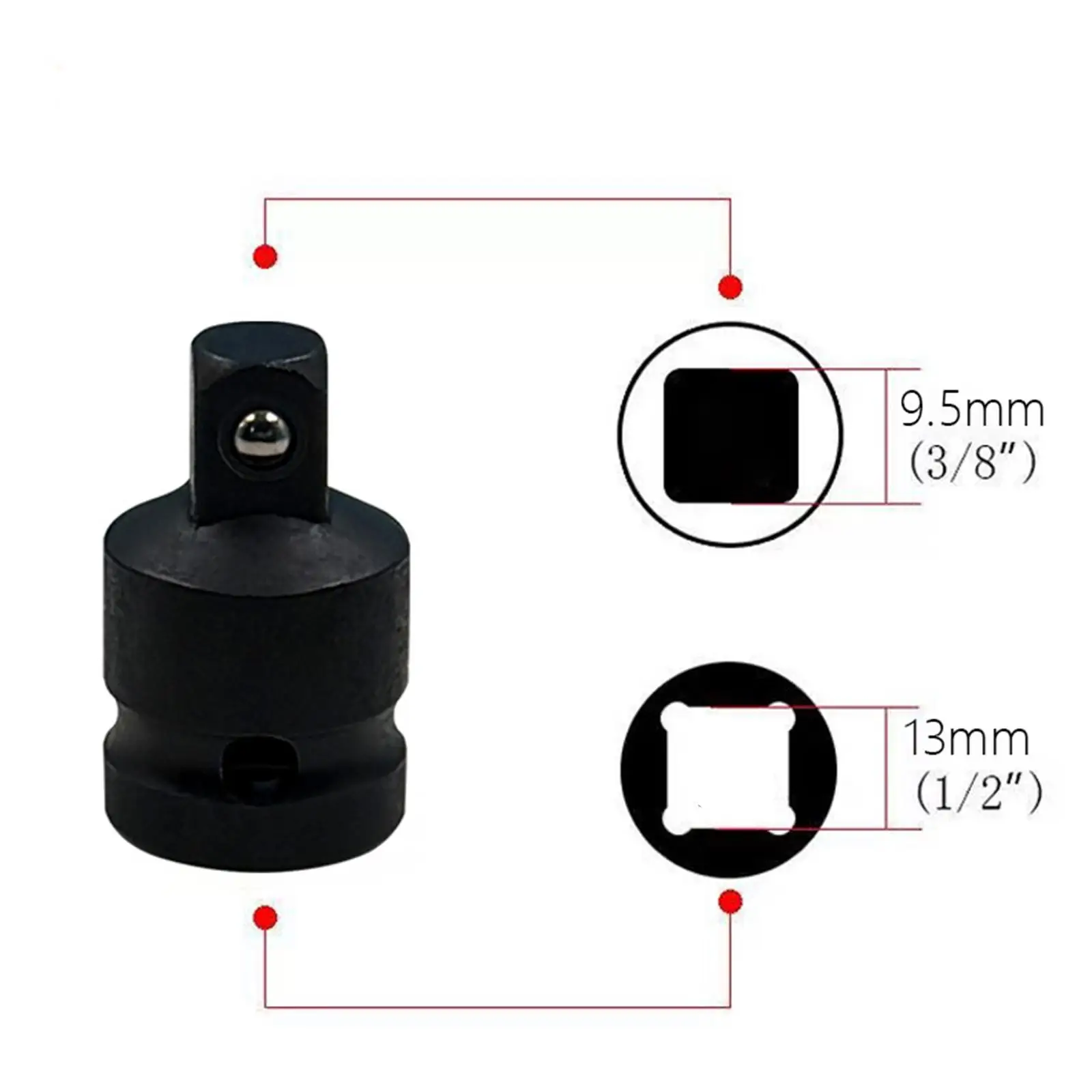 

Impact Socket Adapter Parts Driver Conversion for Repairs Construction