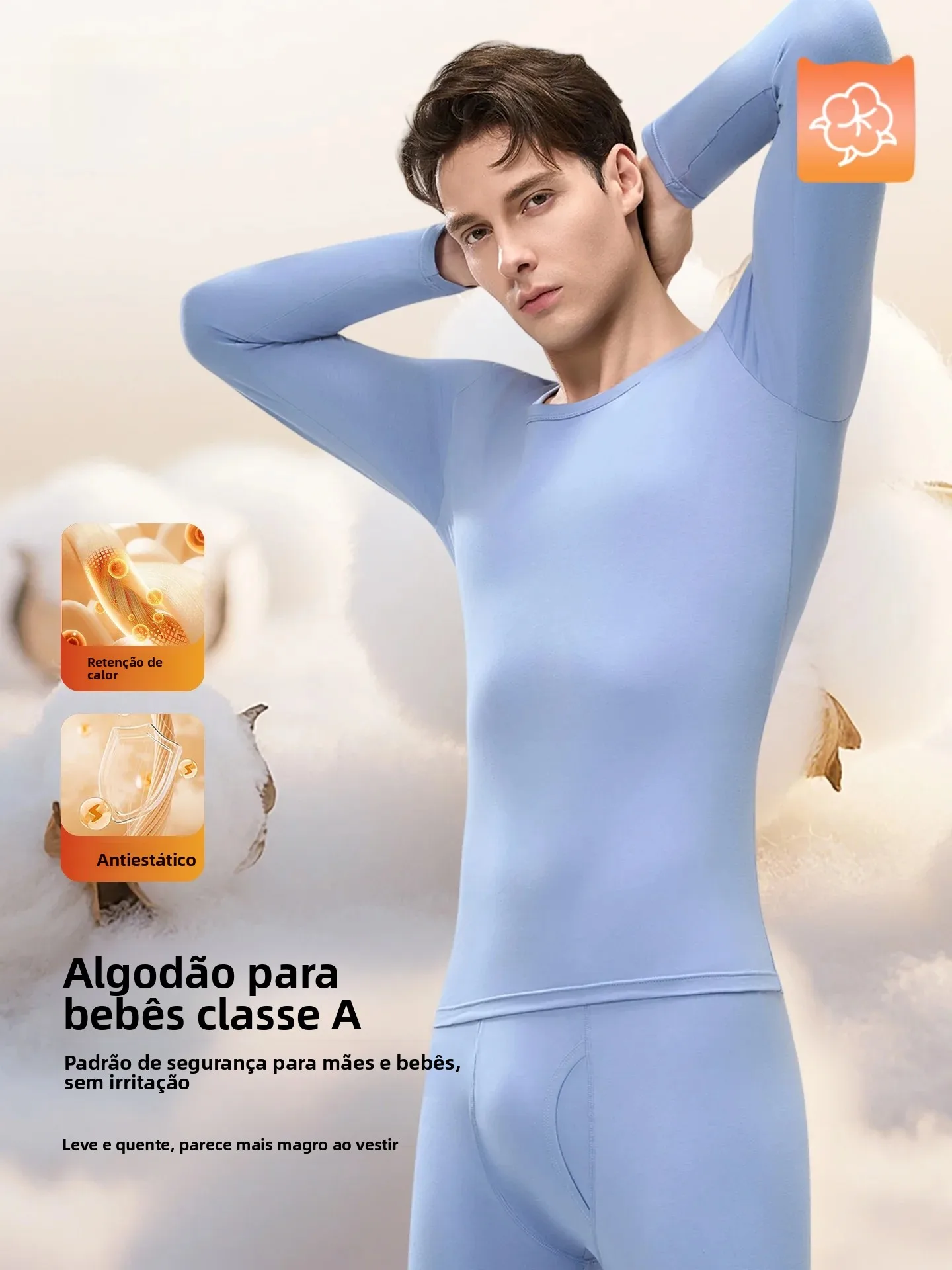 conjunto-de-ropa-interior-termica-de-algodon-puro-para-hombre-capa-base-clase-a-sueter-de-algodon-con-diseno-de-gato-panta