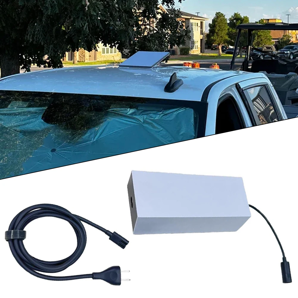 1 4 بوصة 57 فولت شاحن سيارة موائم مصدر تيار التيار المتناوب تيار مستمر محول أبيض وأسود اللون غير قابل للتشوه الاستخدام العملي