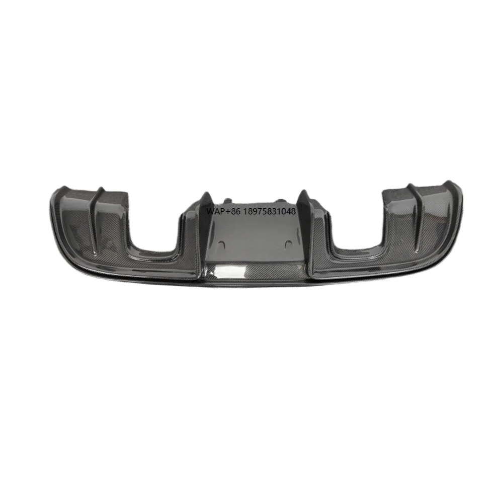 

17-19 718 GT Style Carbon Fiber Rear Bumper Lip Diffuser Body Kit