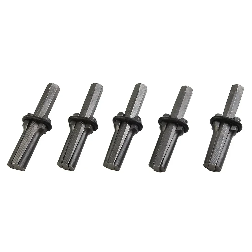 Gesplitste Stenen Moeiteloos Met Stalen, 5 Set 916 Inch Plug Wiggen Veren Vulplaten Rock Stone Splitter Handgereedschap 14Mm