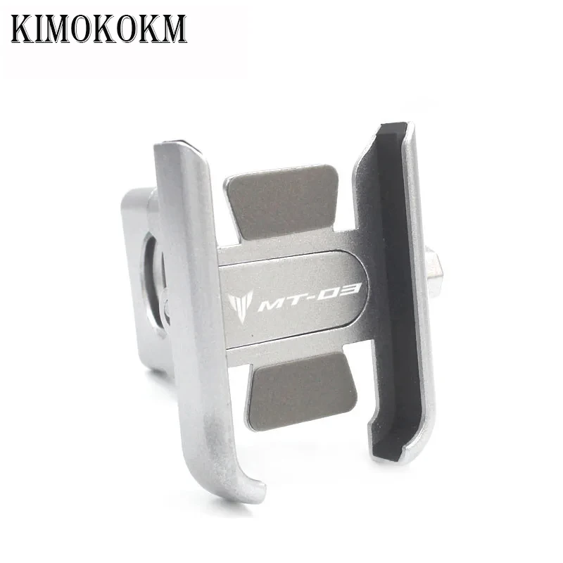 Motorcycle Universal Handlebar Mobile Phone Holder Aluminum Bracket Accessories For Honda Yamaha Kawasaki MT03 MT 03 MT-03