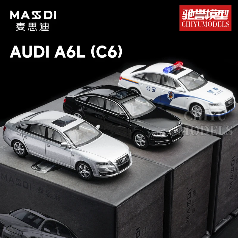 

MASSDI 1/64 A6L(C6) metal diecast cars collection models Diecast Toys For Boys collect ornaments