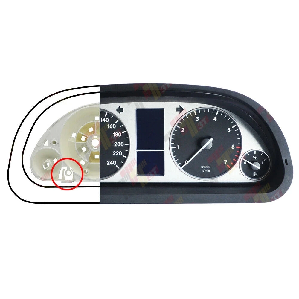 

Dashboard Instrument Panel Cluster Housing Frame for Mercedes A/B Class W169 W245