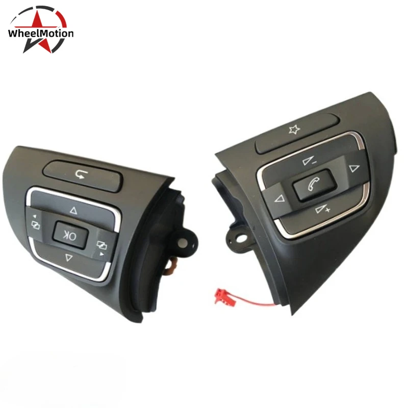 

OEM 5C0959537A 5C0959538B Left/Right Steering Wheel Buttons Control Switch for VW Touran Jetta Caddy Tiguan Golf Amarok 08-18