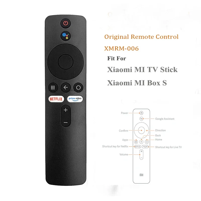 For MI Box S XMRM-006 MI TV Stick MDZ-22-AB MDZ-24-AA Smart TV Box Bluetooth Voice Remote Control Google Assistant