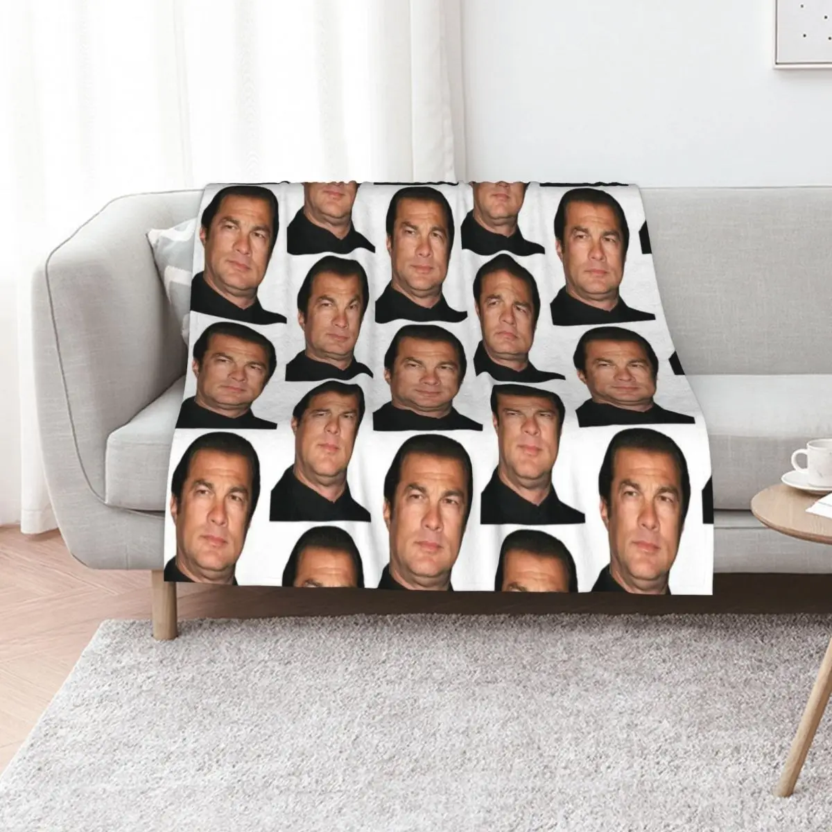

steven seagal Throw Blanket Blankets For Bed Hairys Bed linens Single Blankets