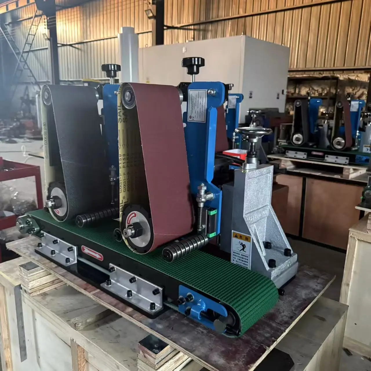 

150 Mm Wide Sheet Metal Polisher Stainless Metal Parts Deburring Machine Stainless Steel Plate Hairline Metal Polishing Machine