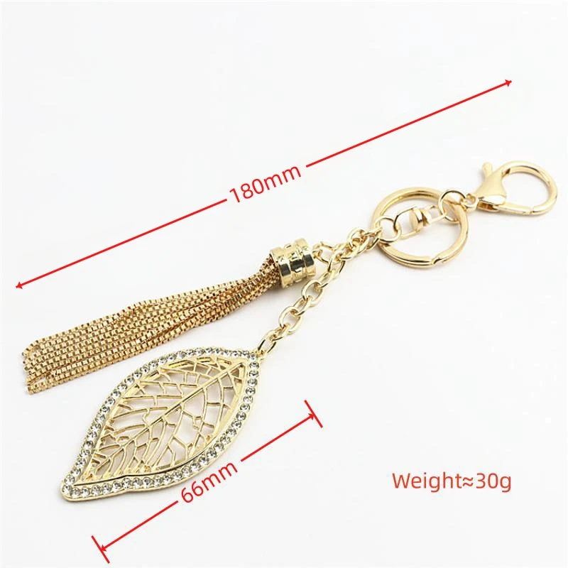 Metal Accessories Metal Jewelry Key Chain Leaf Pendant Small Hanging Ornaments Clothing Hardware Accessories