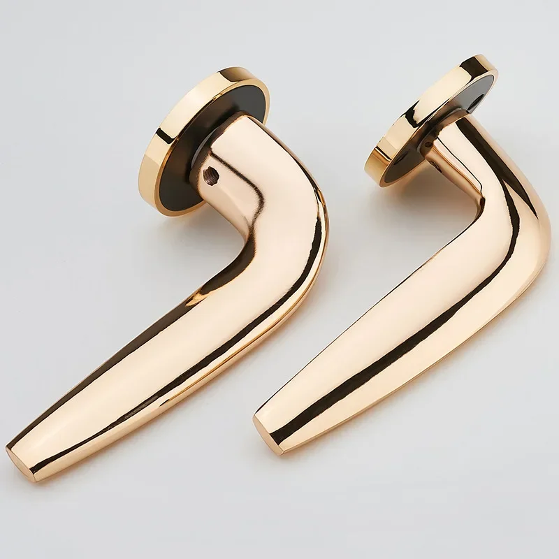 European-style door lock indoor bedroom mute door lock set bathroom solid wood door handle household universal lock