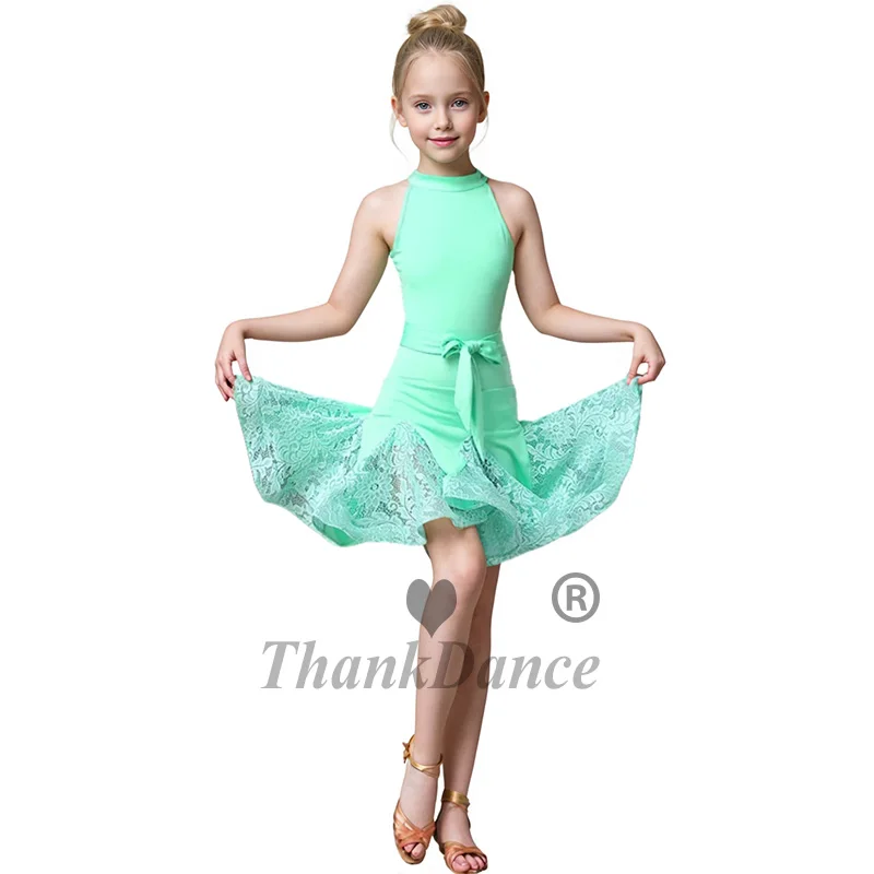 Mädchen Latin Dance Kleid für Mädchen Ballsaal Kinder Tanz Kostüm Salsa Kinder Tango Kleider Tanzen Kleidung Kinder Tanz Tragen