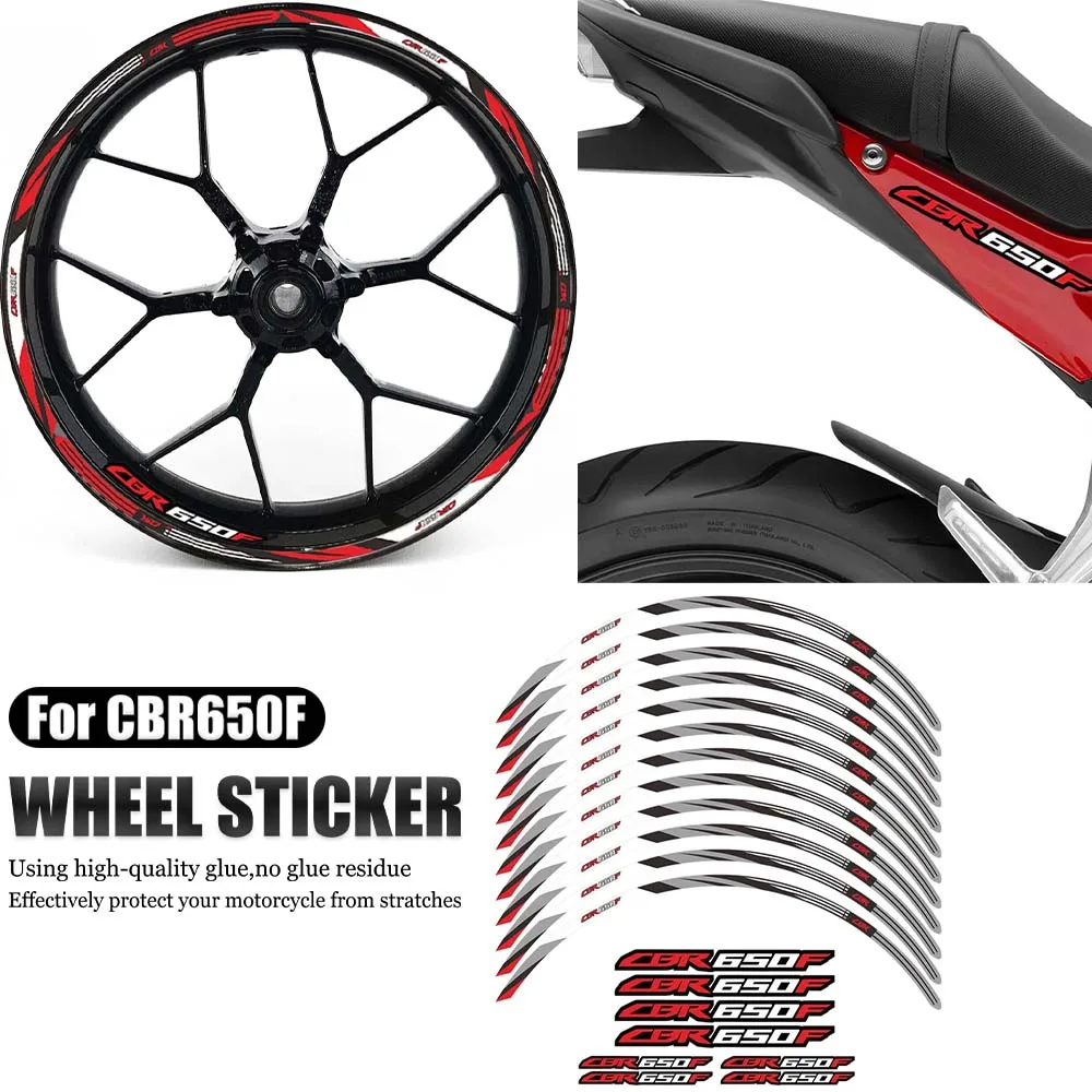 

For Honda CBR650F cbr650f Motorcycle wheel protection decorative stickers motorcycle accessories