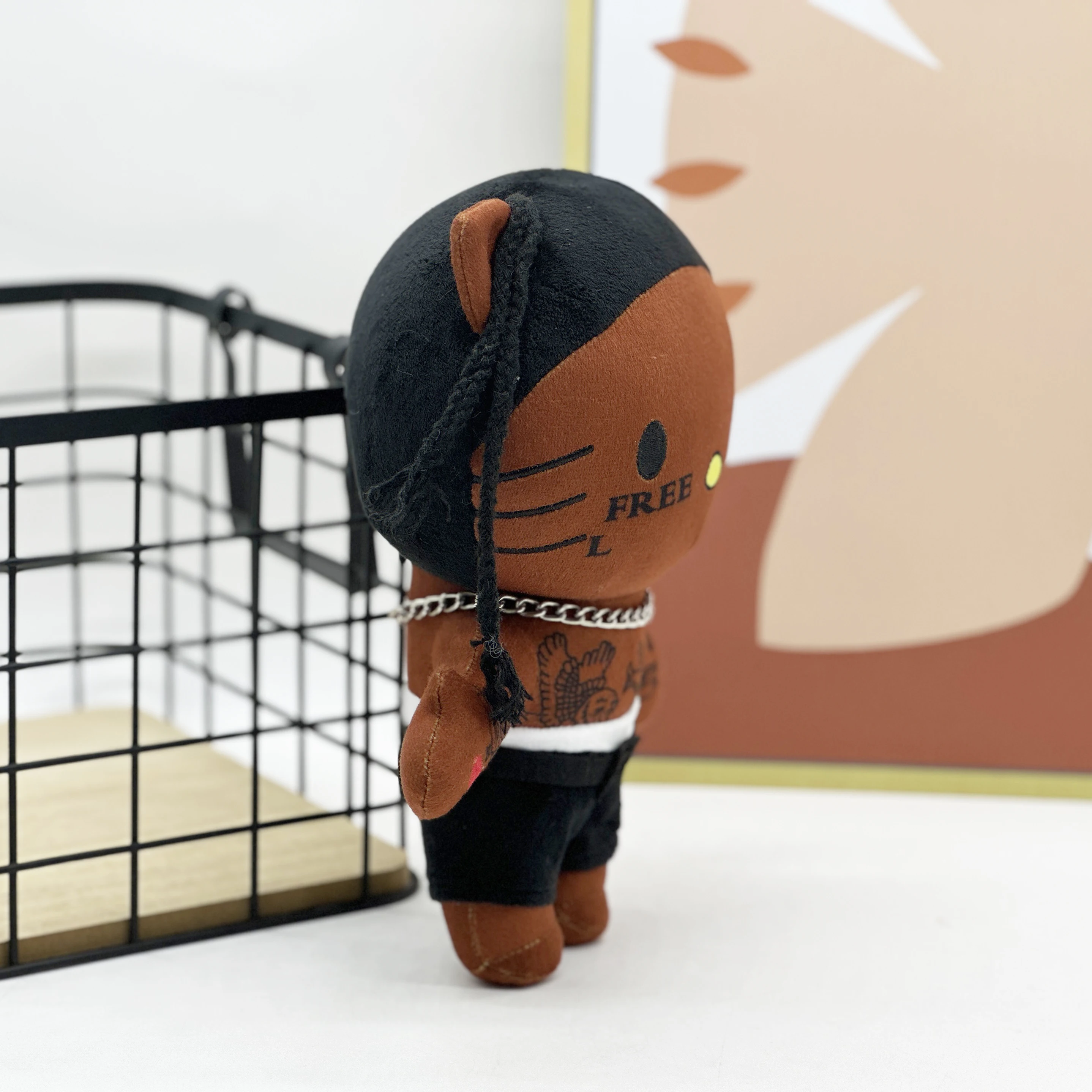 Travis Scott Plush Doll - High-Quality, Soft and Cuddly Travis Scott Plush Toy - Perfect Collectible and Trendy Gift for Fans