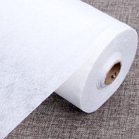 2 Meters Width 100cm White Black Non-woven Fabric Interlinings & Linings Iron On Sewing Patchwork Adhesive Single-sided