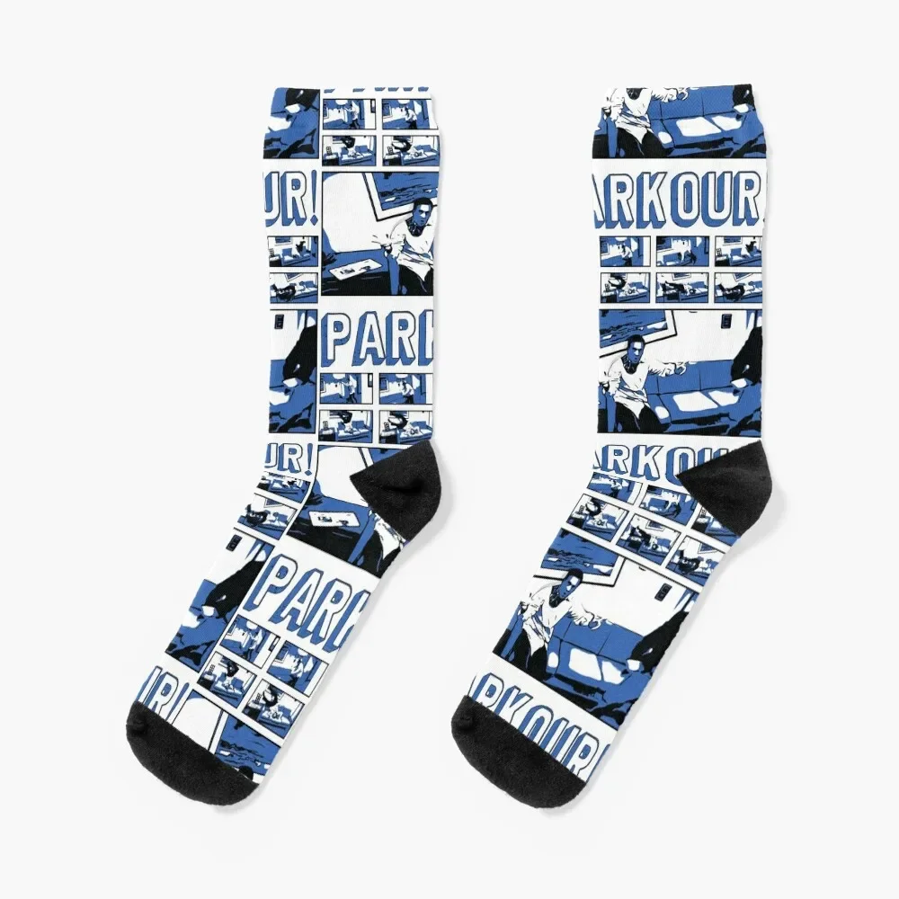 

The Office | PARKOUR! Socks cotton luxe cartoon Socks For Girls Men's
