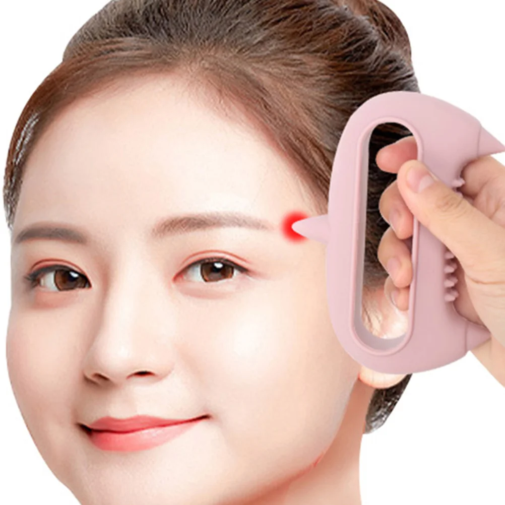 

2Pcs Acupoint Massager Silicone Scalp Tool Multifunctional Manual Head Massager for Face Neck Shoulder Back Foot Portable Travel