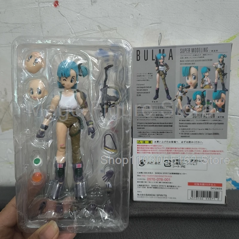 Dragon Ball Buruma Mfg Series SHFiguart Bulma Action Figures Soldier Accessories Model GBZ Toys Dolls Collectible For Kids Gifts