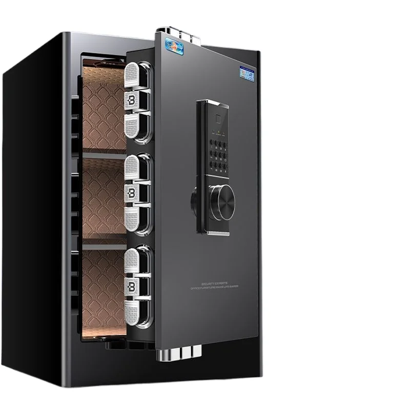 

Цельнометаллический противоугонный сейф для офиса и дома, умный сейф для дома, небольшой сейф с паролем