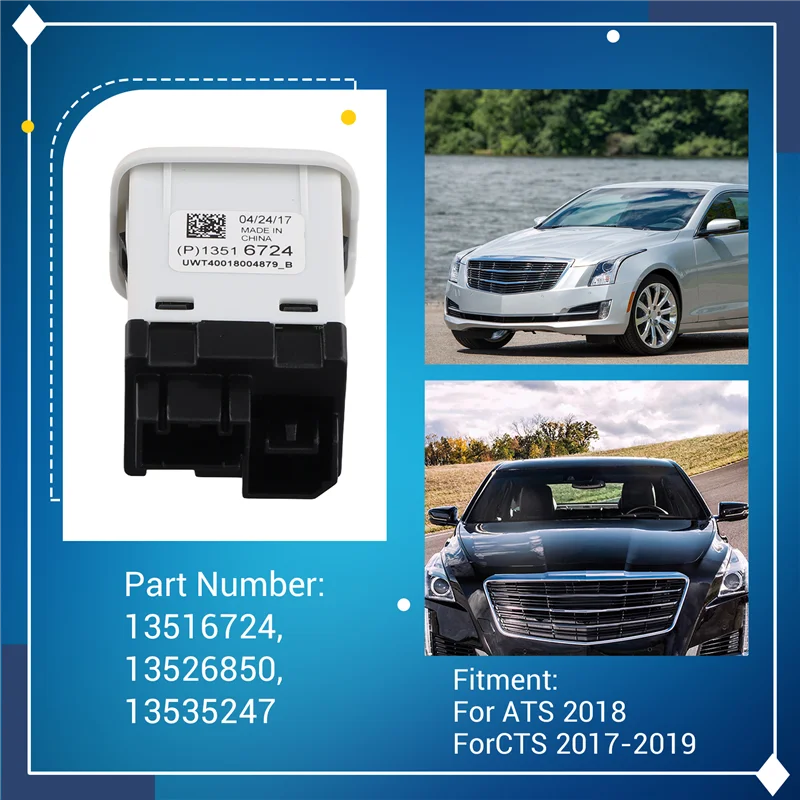 

Гнездо аудиоплеера, интерфейс AUX, 2 USB-порта, 1 SD для Cadillac ATS CTS 13516724 13535247 13526855-TCES