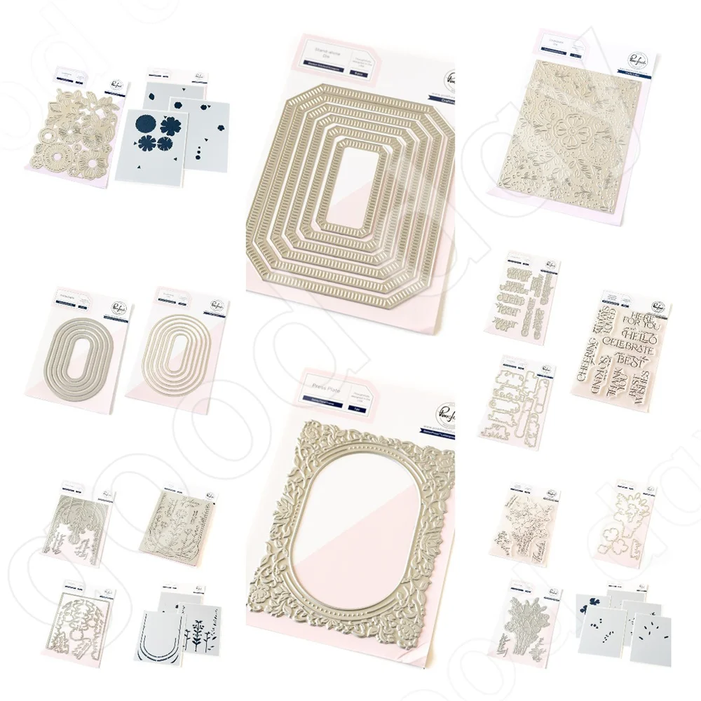 

2024 New Hot Sale Here for You Metal Cutting Dies Stamps and Stencils for Scrapbooking Journaling Decoration DIY Greeting Card