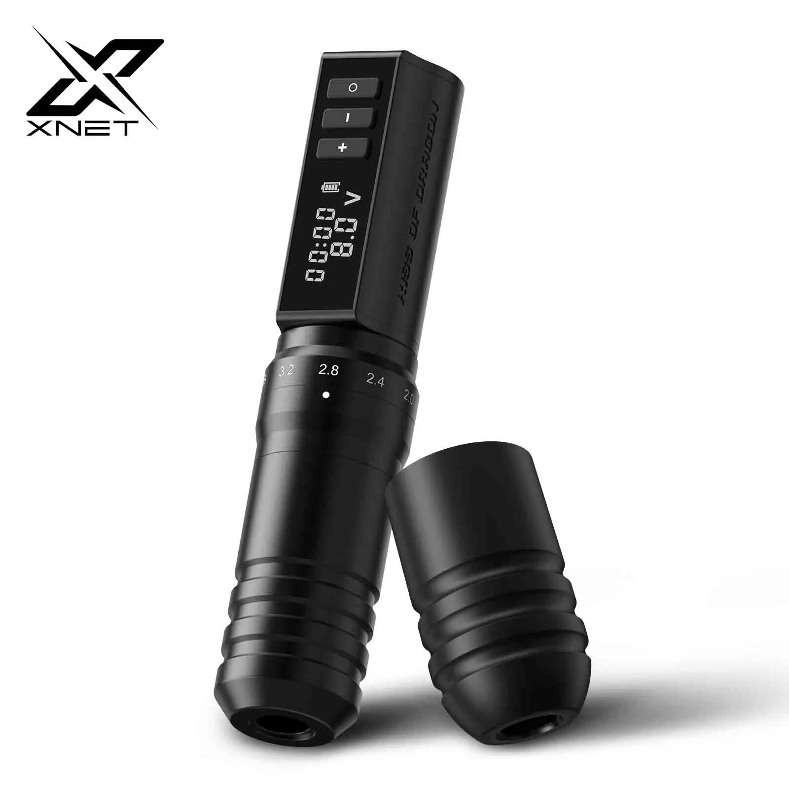 

XNET Hunter Беспроводная тату-машинка Ручка Coreles Motor 2,2-4,2 Ход OLED 2400 мАч Батарея Перманентный макияж для татуировщиков