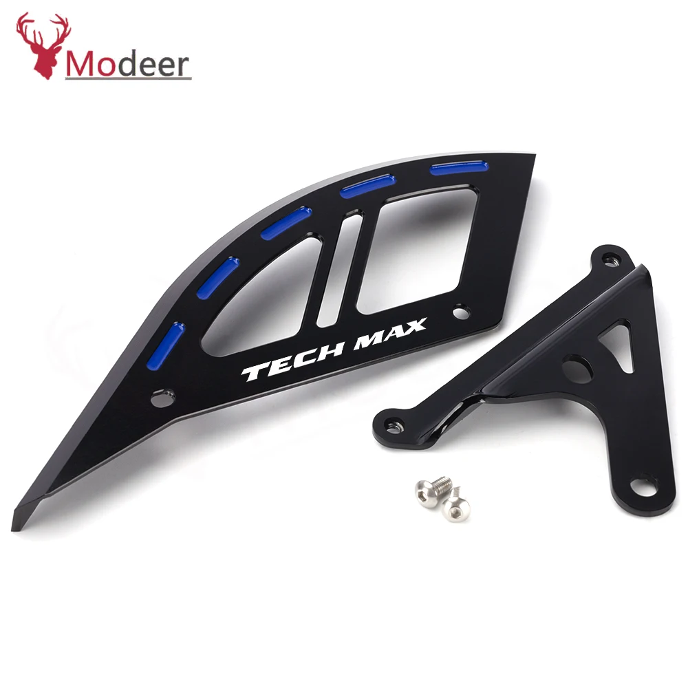 Tech Max CNC 2023 Motorcycle Brake Disc Guard Cover Protector Accessories For Yamaha T-MAX 560 tmax 560 Brake Line Clamps