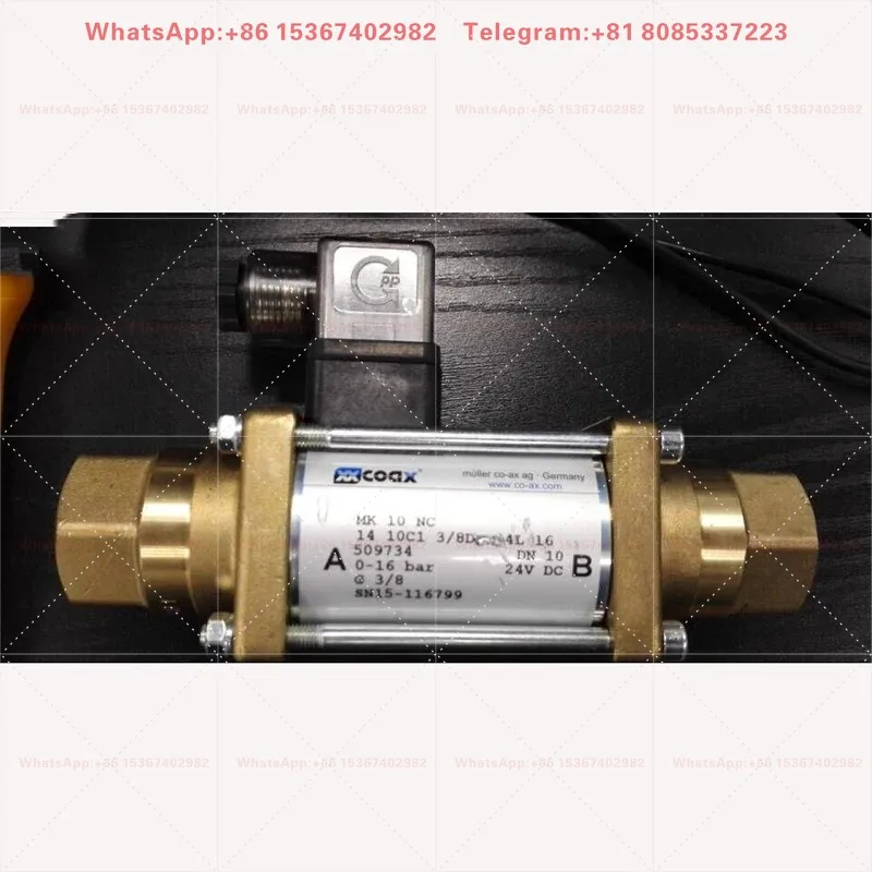 New original coaxial direct acting valve MK10-NC-G3/8 for industrial machinery