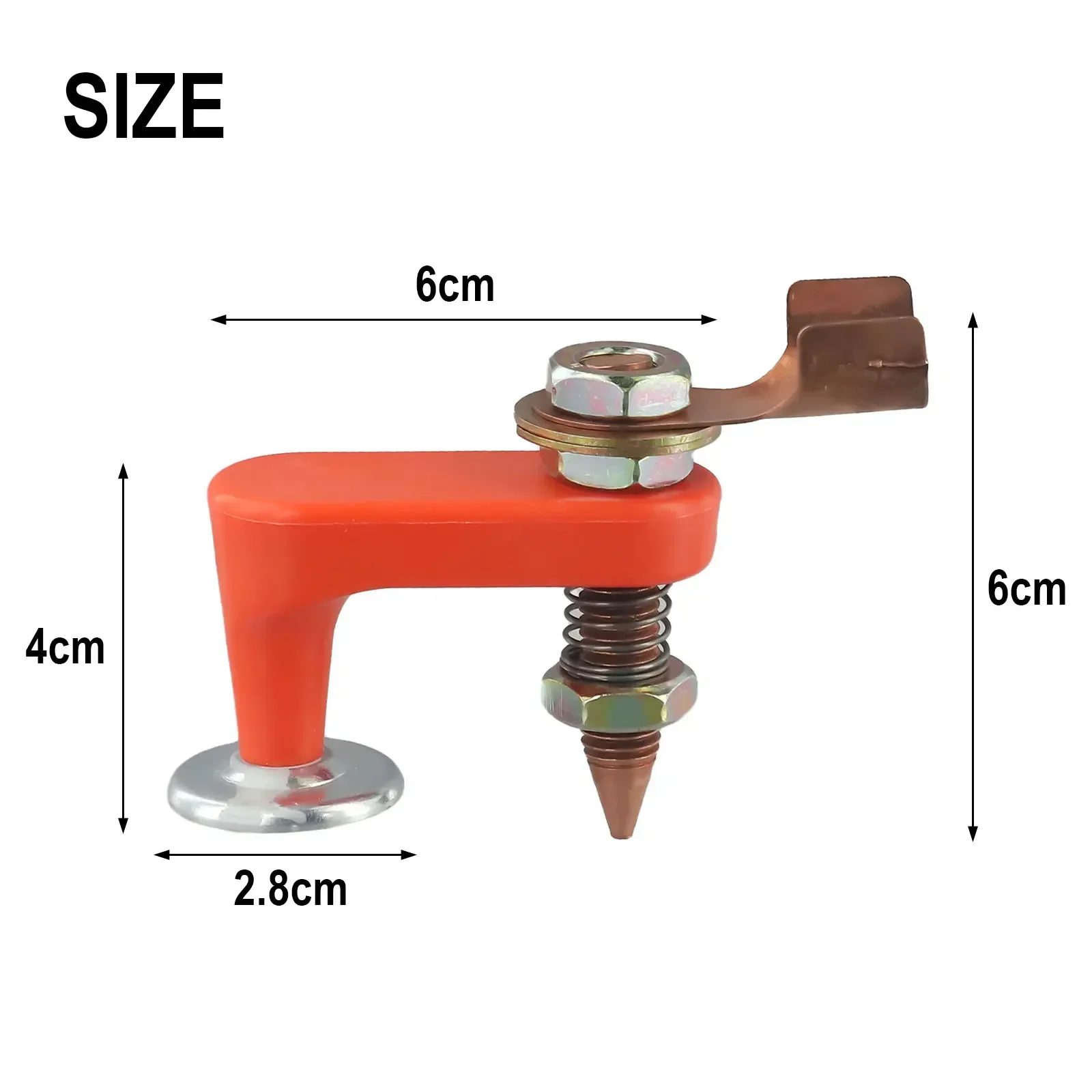 Magnetic Ground Clamp 1 Pc PVC+Copper-plated Welding Auxiliary Device For Welding Equipment High Current High Quality