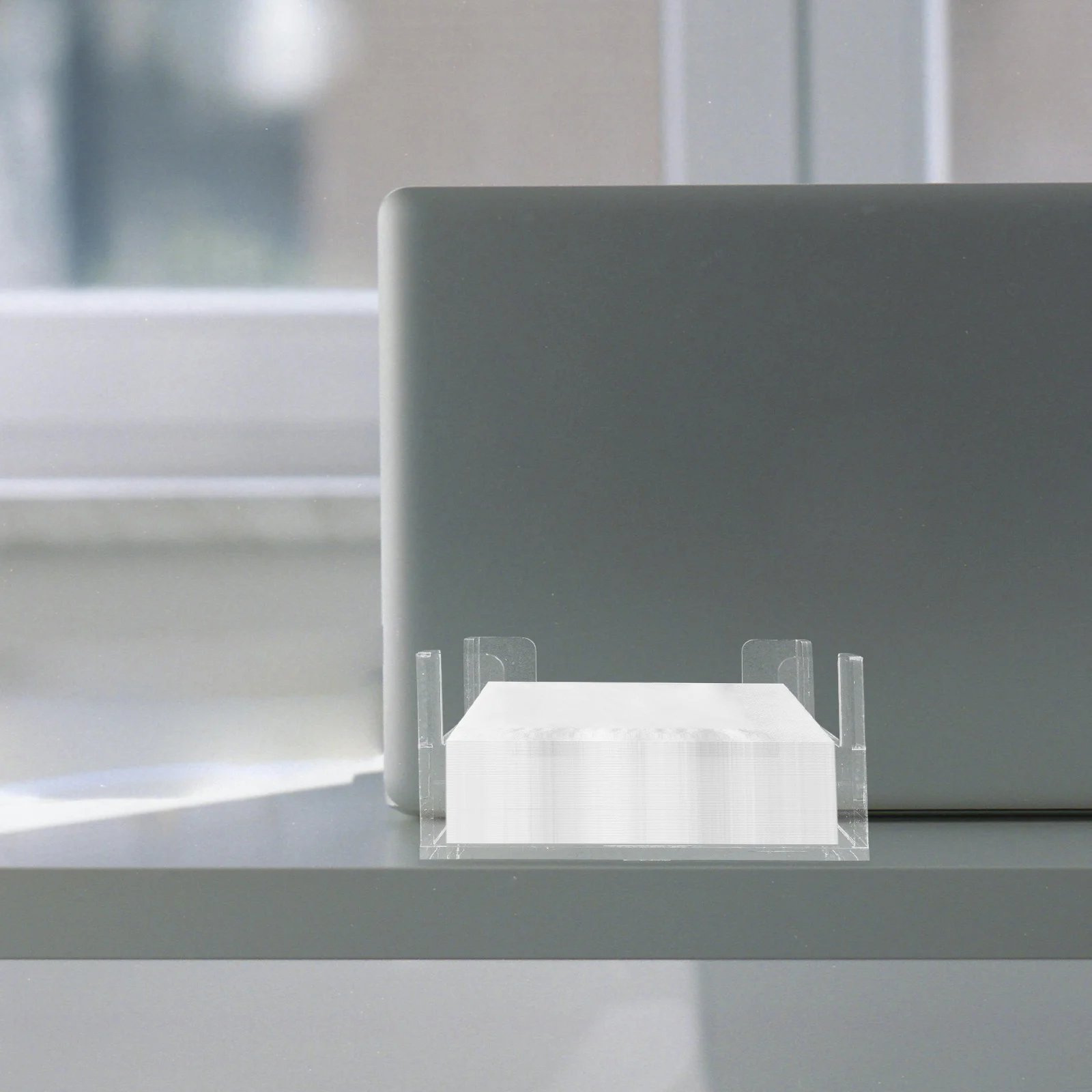 

Clear Acrylic Tissue Box Napkin Holder Square Design Desktop Stand for Kitchen Dining Table Paper Napkin Dispenser Home Use