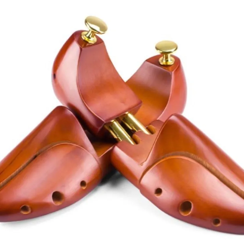 

1 Pair Adjustable Shoe Trees Solid Wood Men's Shoe Support Knob Shoe shaping Women's Shoe's Care Stretcher Shaper