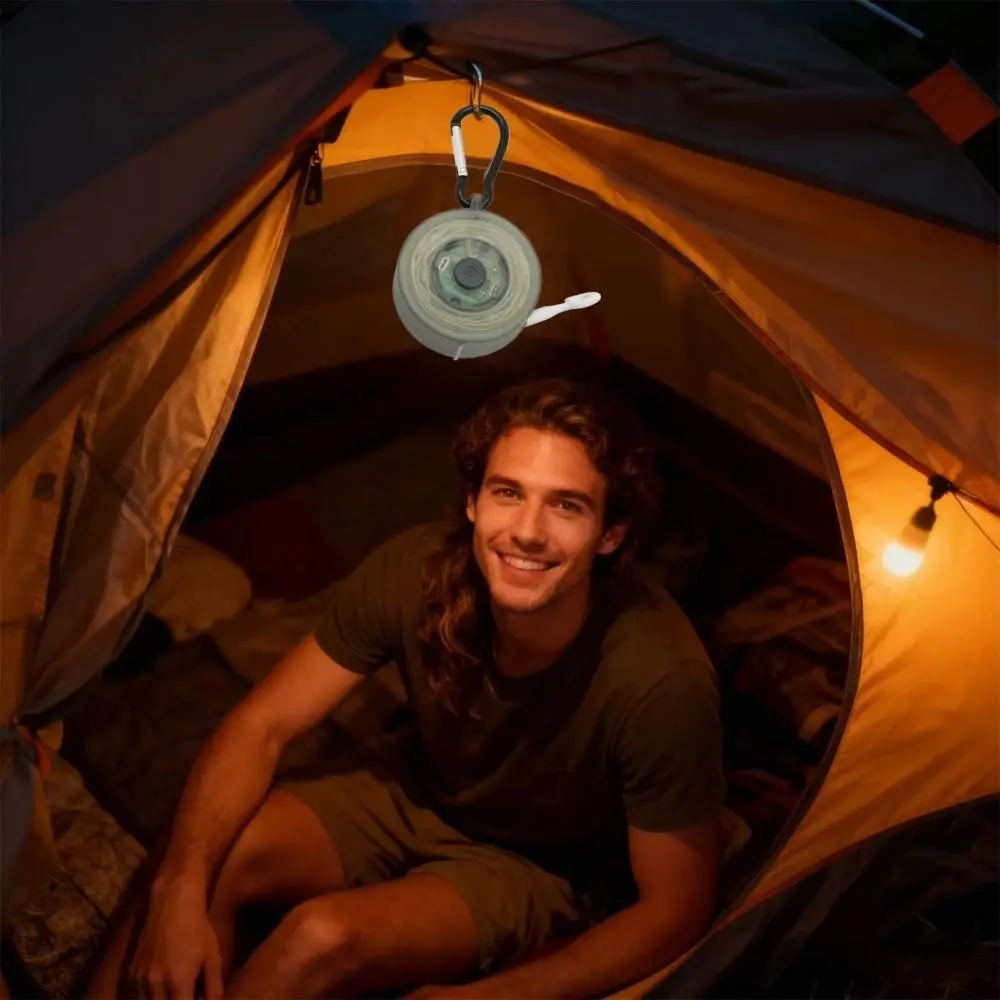

4 Modes Portable Camping Lantern Ambient Light Petite LED Camping String Lights Ipx4 with Hook Tent String Lights