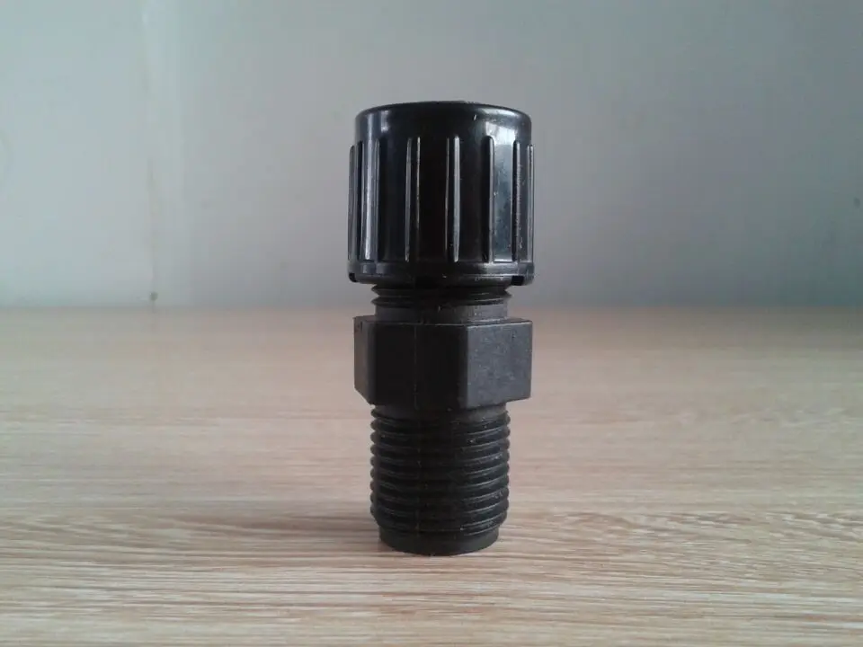 Triplex Connector 20 Male Wire Valve Sleeve Plastic Pipe Connector Dosing Pump Connector Fitting Generator