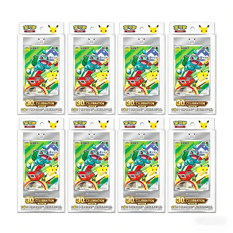 100% Echte Pokemon 30th Anniversary Celebration Vol 1 Speciale Illustratie Set Originele Partnersets Ptcg Collection Card Toy