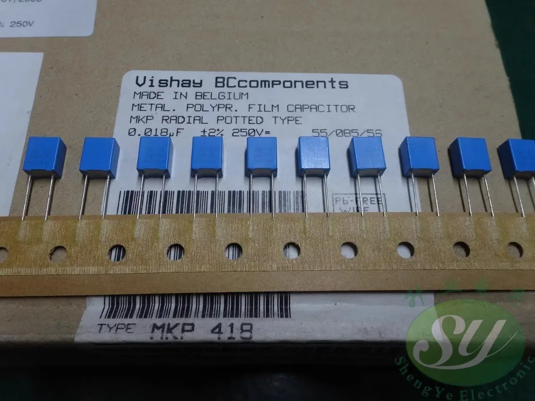 

20PCS MKP418 0.018uf/250v 18nf 183 New high precision 2% film capacitor 5MM