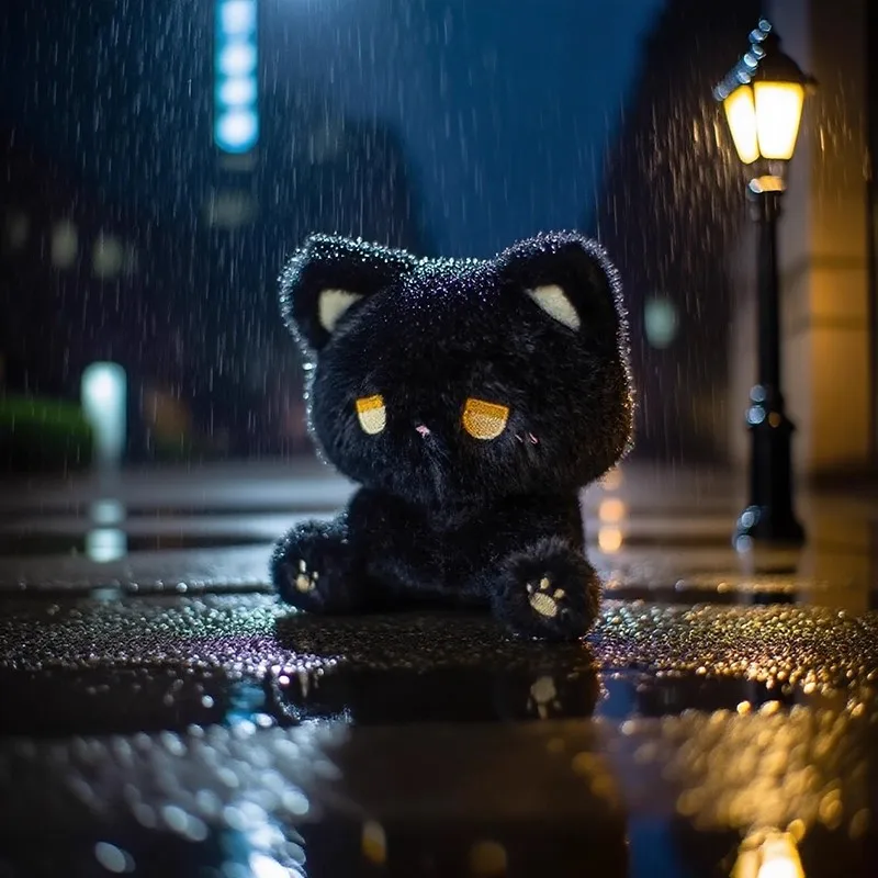 Emo Cat Dumb Plüschpuppe, süße Stoffpuppe, hochwertiges Paar, Geburtstag, Weihnachten, Valentinstag, Geschenk