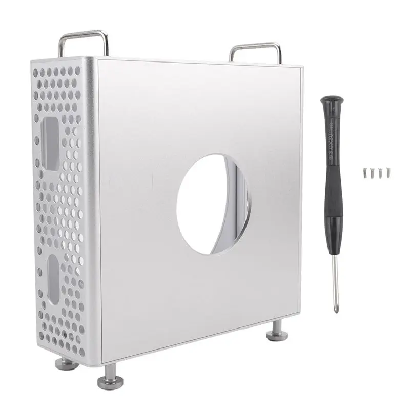 AY14 -For Mac Mini M4/M4 Pro Vertical Stand Computer Case Protective Cover Computer Accessories For Mac Mini M4/M4 Pro