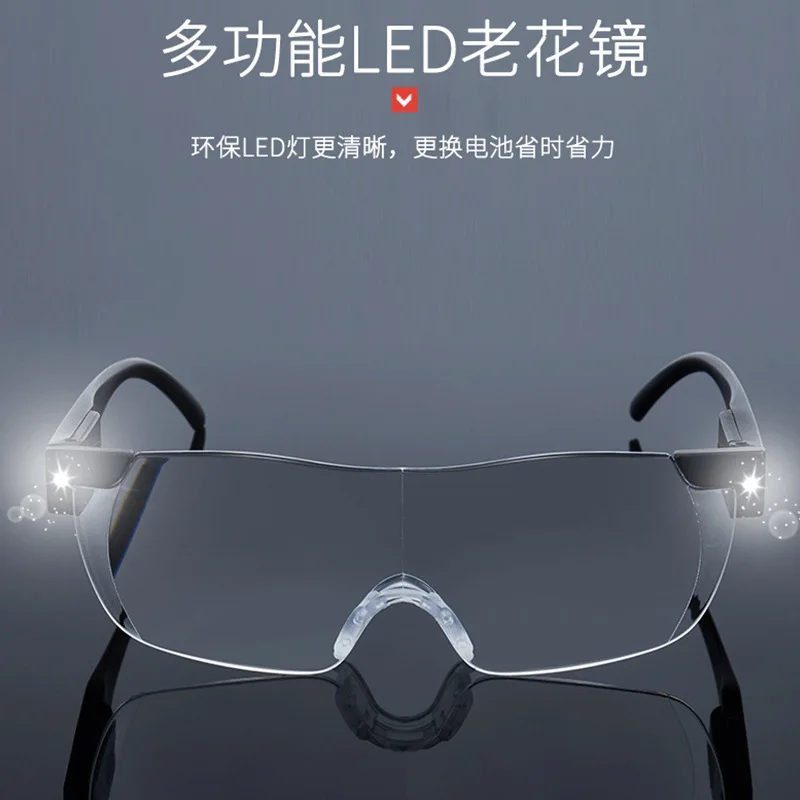 Anti-Blue Light Reading Glasses Led Rechargeable Lighting Glasses Reading for the Elderly