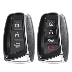 OEM Key Case 3/4 Button Keyless Entry Smart Key Shell For Hyundai Genesis 2013-2015 Santa Fe Equus Azera IX45