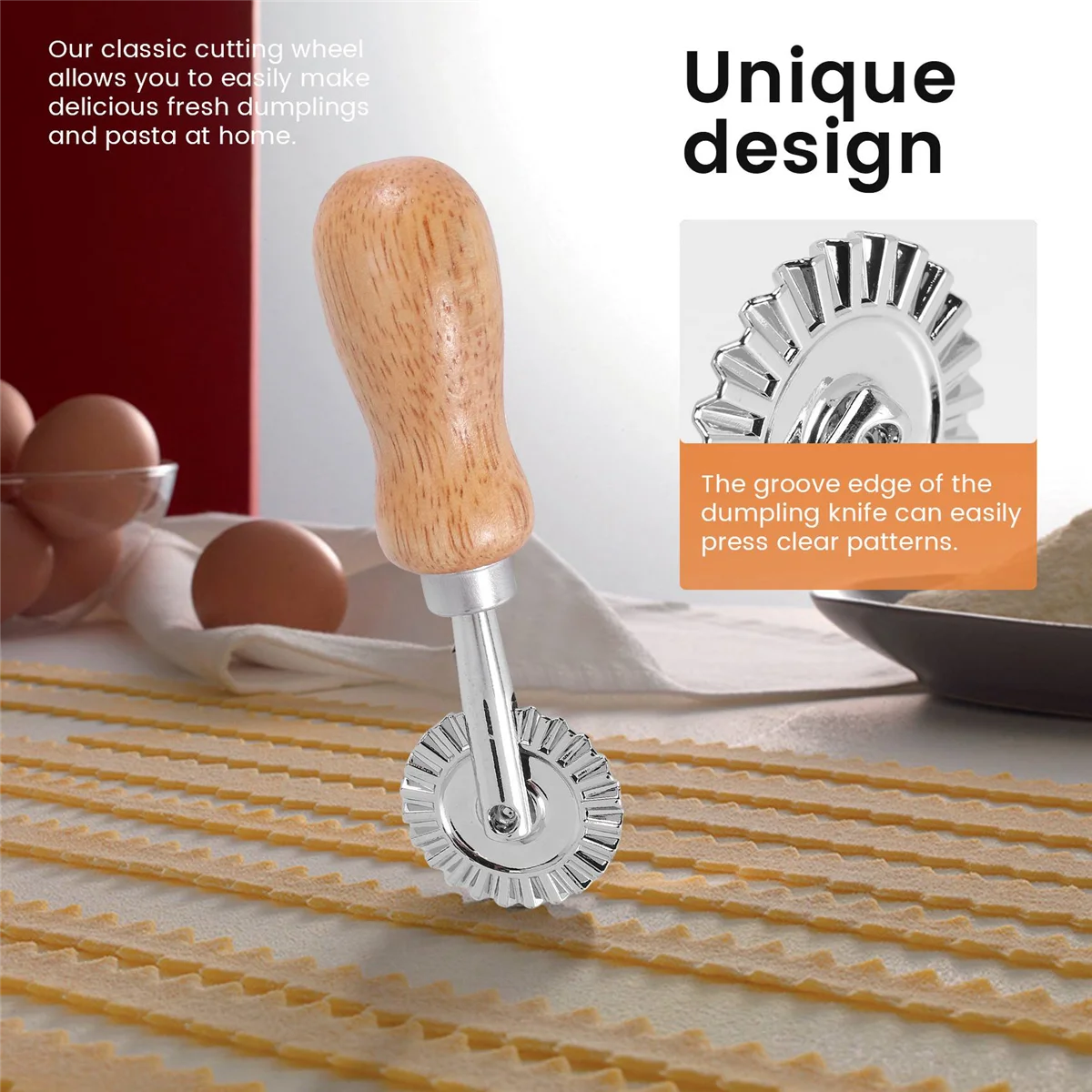 Gebäck rad schneider-Nudel schneider Rad-Ravioli Crimper Cutter Rad Teigs ch neider für Küchen nudel zubehör