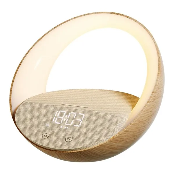 

speakers Discount Audio with Clock Function 4in1 Clock Speaker,Bluetooth Speaker,Night Lamp,Bedside Lamp,15W Wireless Charging,C