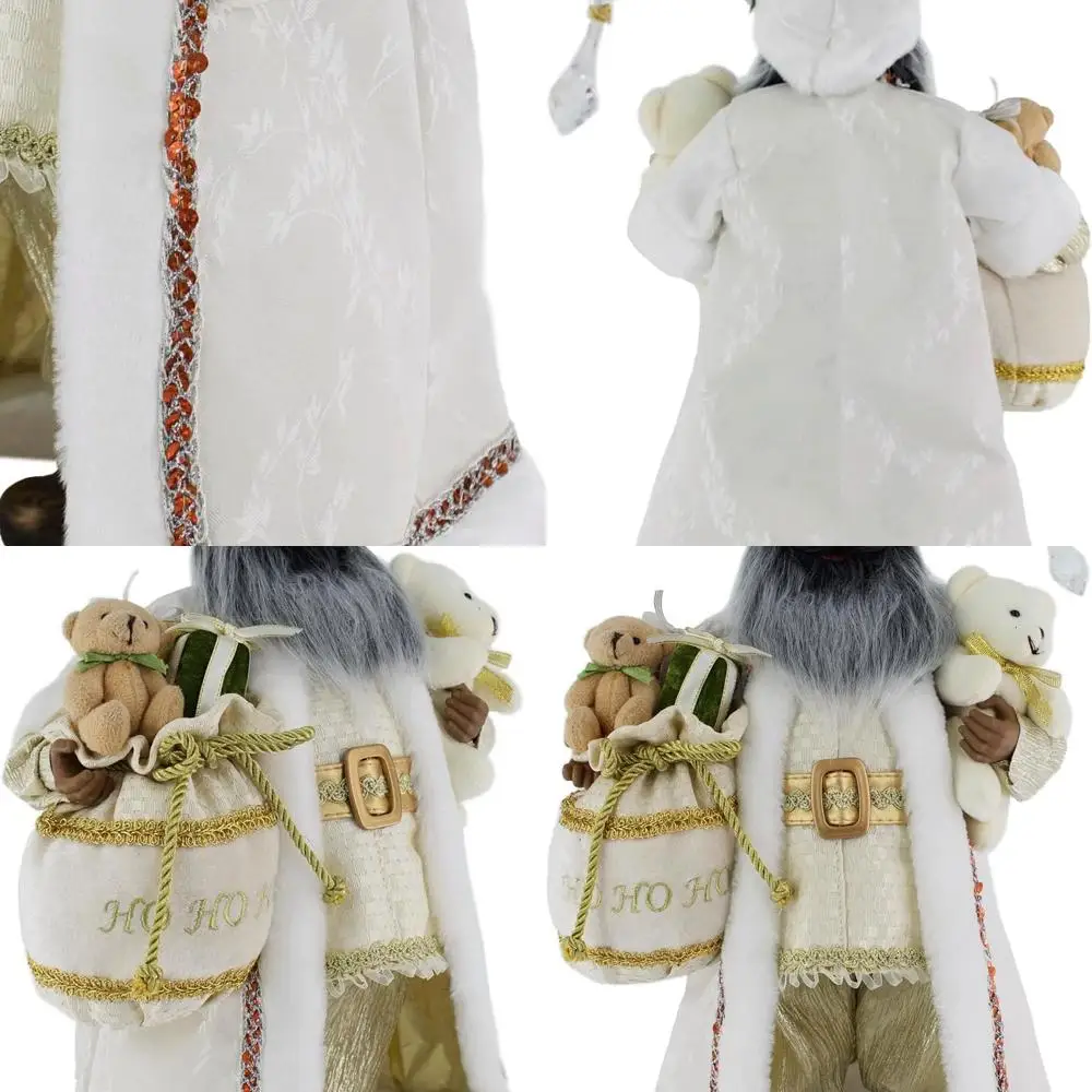 

16 African American Santa Figurine - Ho Ethnic Christmas Decoration 416010A