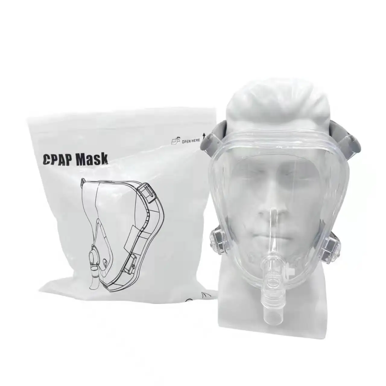 High quality reusable NIV  full face mask shield mask for breathing