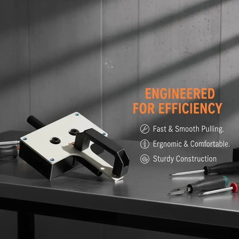 Wire Puller Heavy Duty Electrician Handheld Wiring Tool for Hassle Free Cable Install in Large Spaces