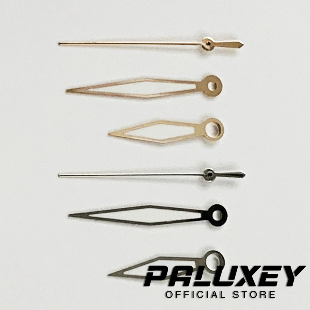 เข็มนาฬิกาทองคำสีกุหลาบเงิน NH35สำหรับ NH35/NH36/4R/7S อะไหล่ตัวชี้นาฬิกา