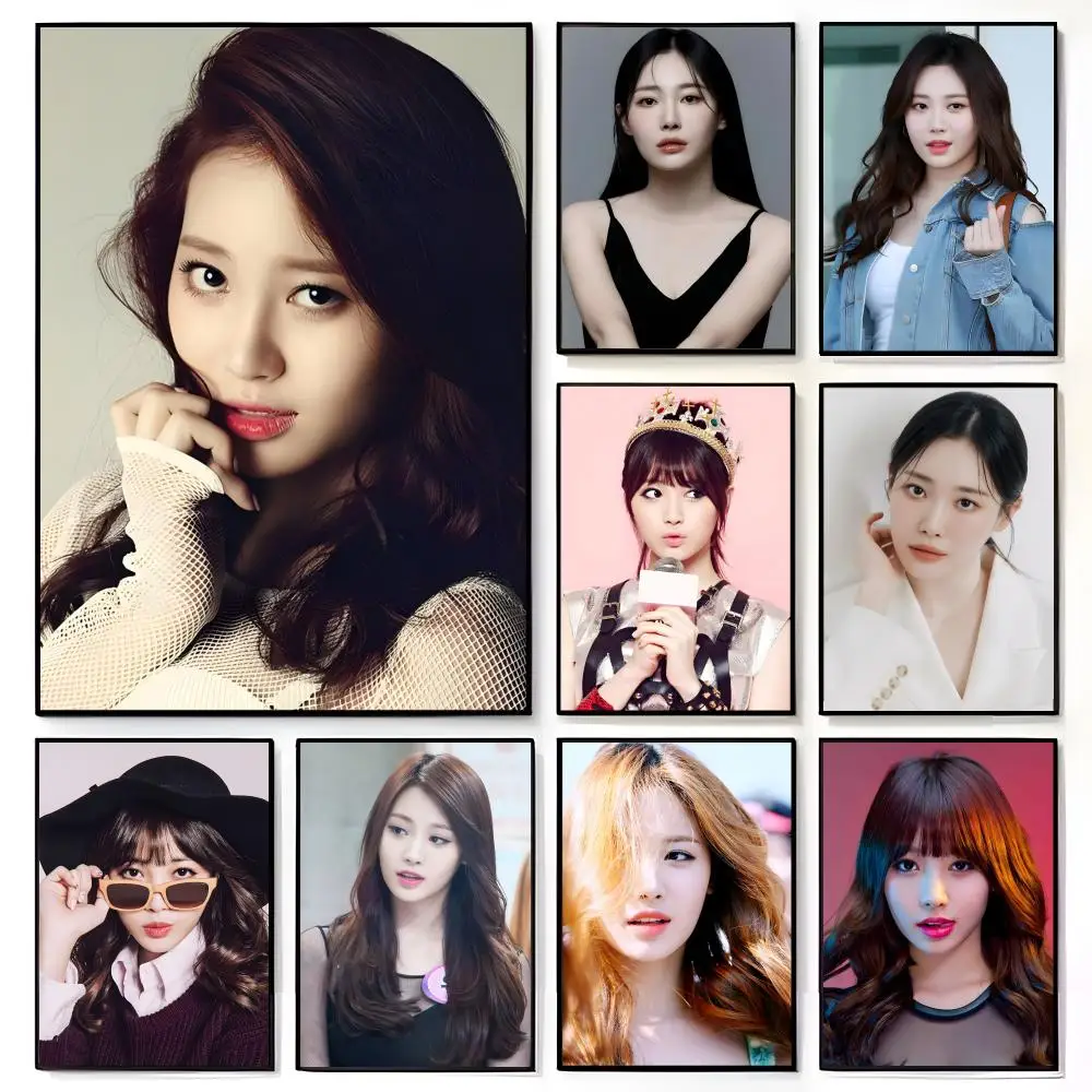 Póster elegante de Y-YURA, ídolo del K-pop, hermosa actriz coreana, mural de película americana, decoración de pared para habitación infantil