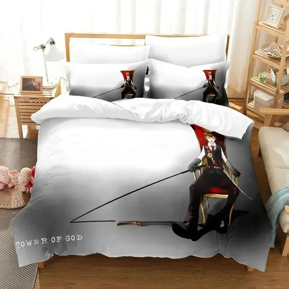2024 Tower Of God Bedding Set Single Twin Full Queen King Size Bed Set Adult Kid Bedroom Duvet cover Sets Anime Bed Sheet Set