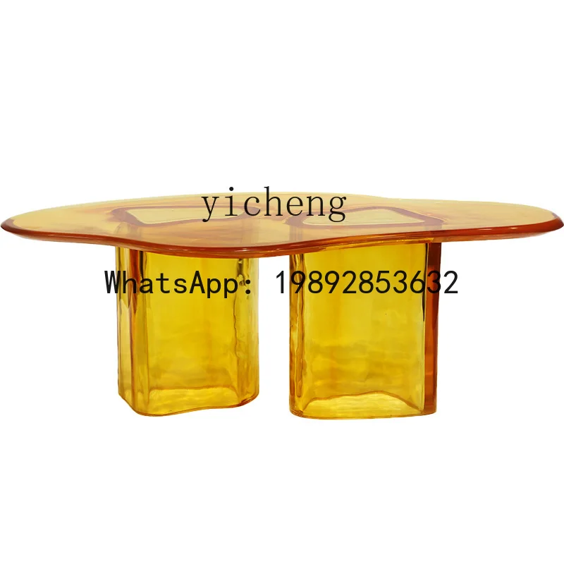 X1  sales office light luxury coffee table shopping mall store mini model room living room small apartment small table