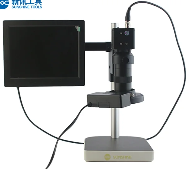 

Portable USB VGA MS 10E-03 HDMI-compatible Port Monocular Led Ring Light Industrial HD Electron Digital Video Microscope