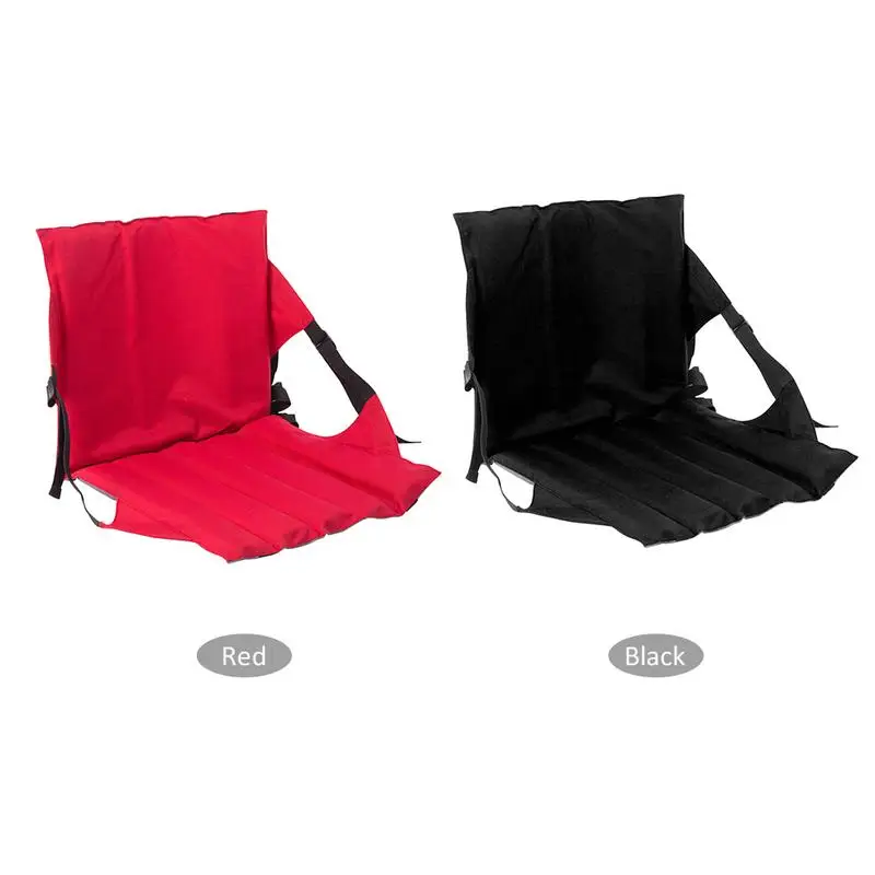 

Portable Camping Chair Mat Foldable Backrest Cushion Lightweight Outdoor Garden Single Lazy Chair Picnic Stadium Seats Chairs